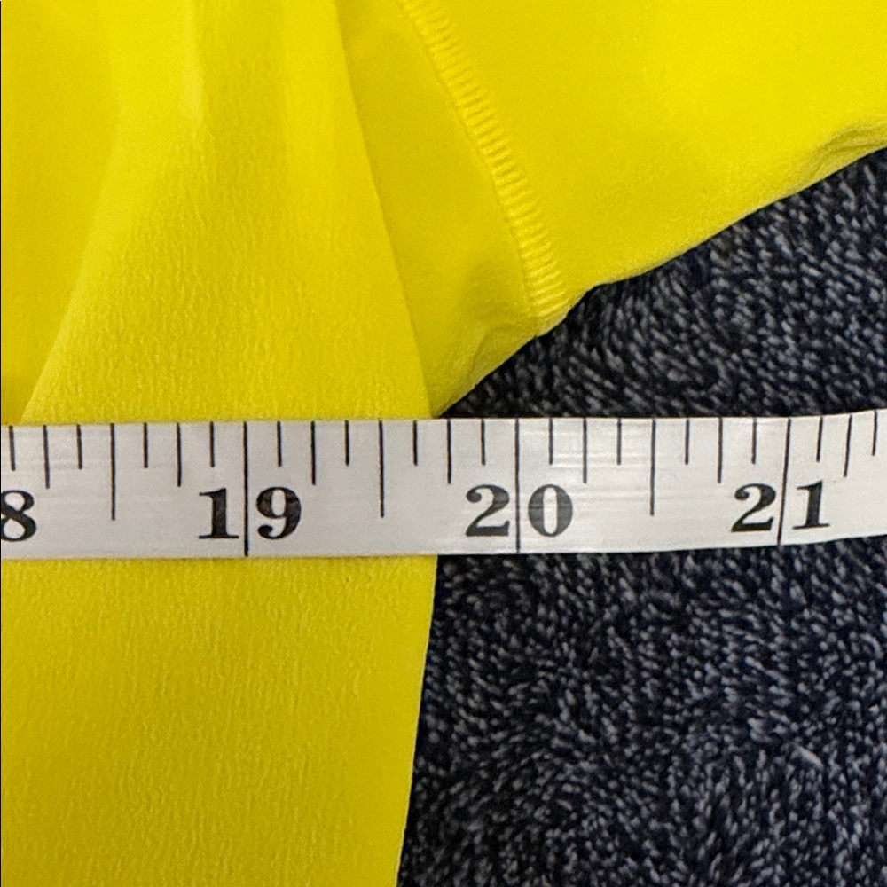 NWOT New Lululemon Mist Over Windbreaker Sonic Yellow - Picture 9 of 12